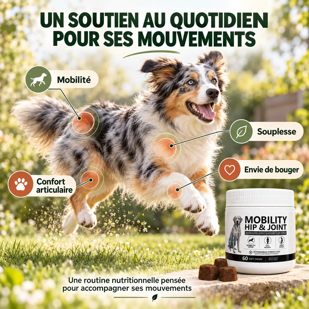 Canévia Mobilité – Bouchées pour le confort articulaire du chien