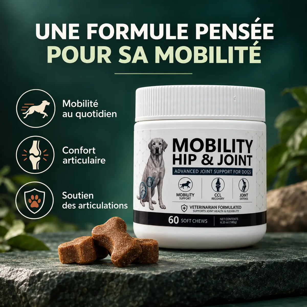 Canévia Mobilité – Bouchées pour le confort articulaire du chien