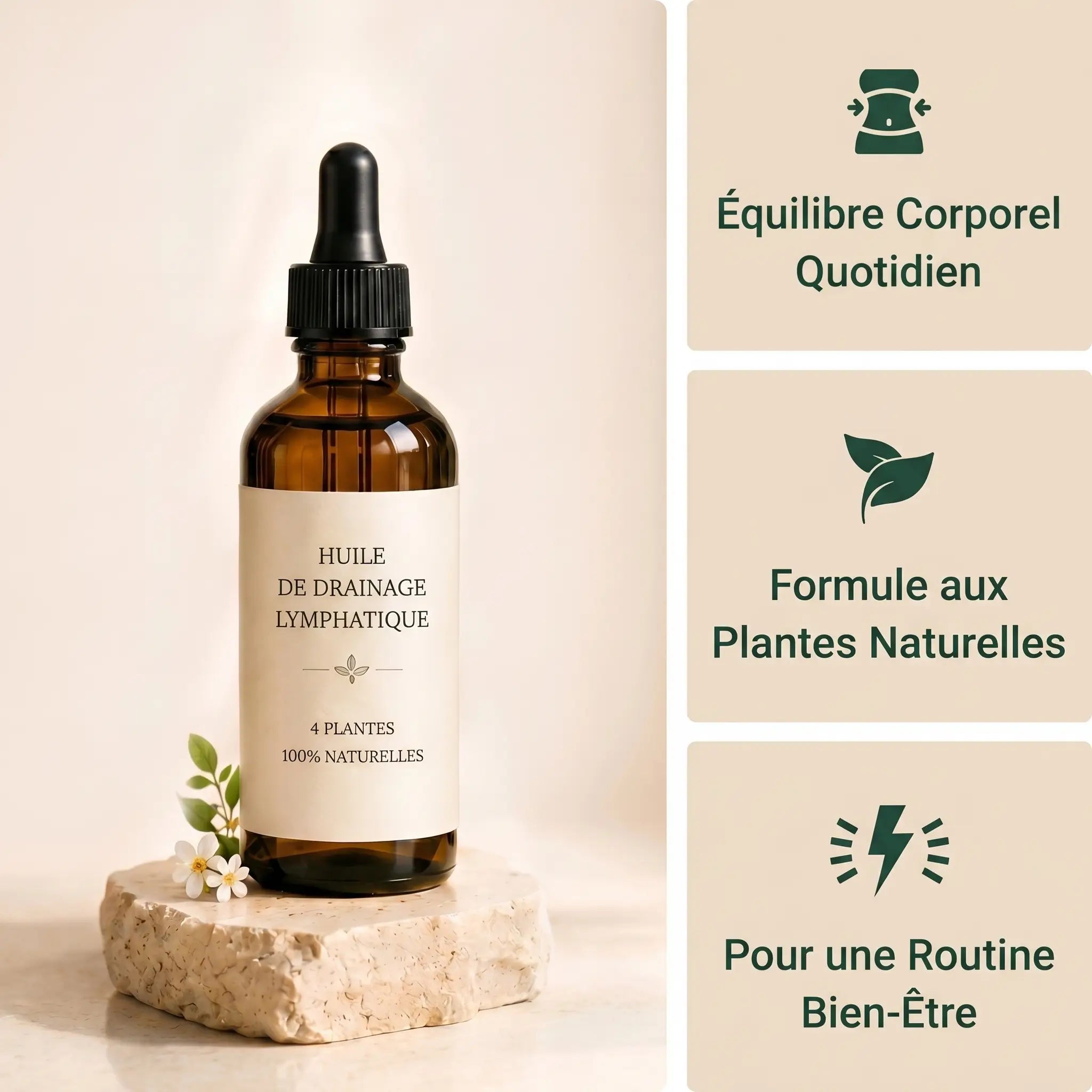 Drainant Lymphatique BelGlow — Complexe Lympha-4